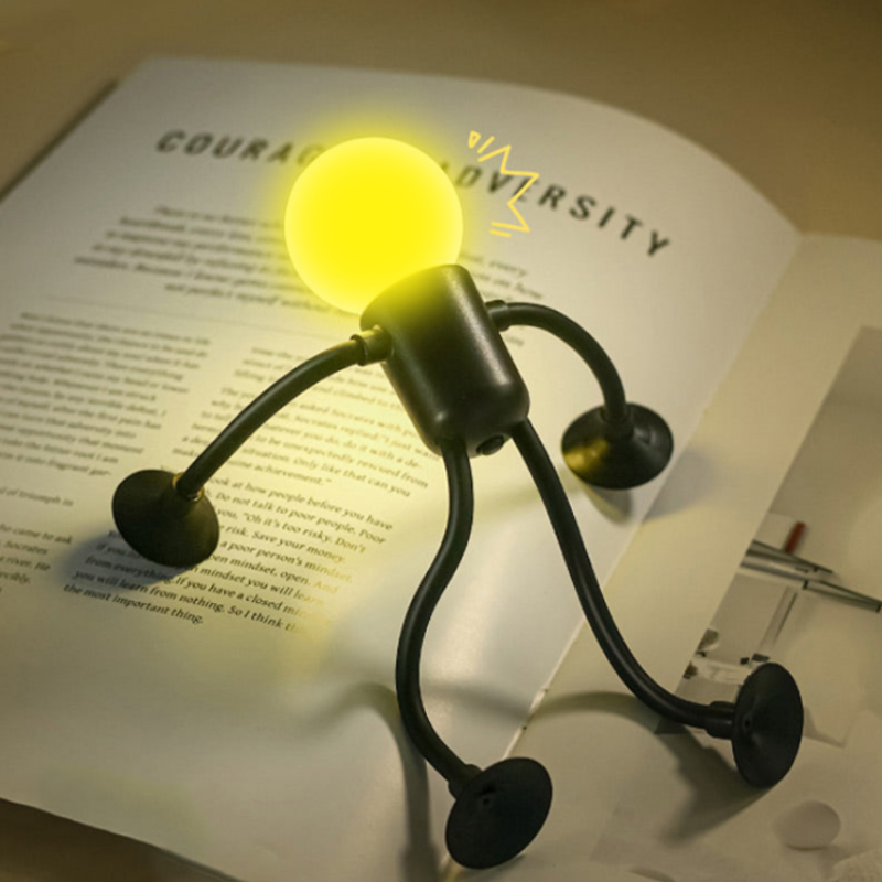 Ledsen™ FigureLamp 1+1 GRATIS: Mykt Lys Fleksibel Figur Nattlampe