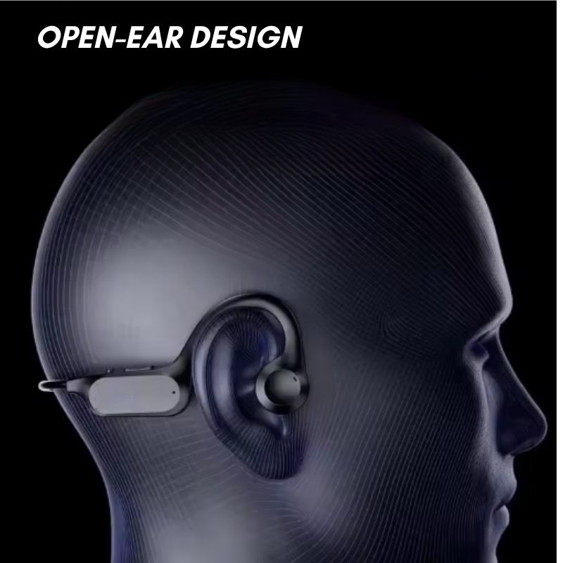 FlexHeadphone: Fleksibel Benledning Og Ørefri Trådløs Hodetelefon