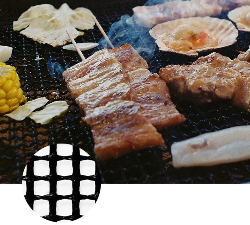 Globetrek° GrillNet: Gjenbrukbart, Varmebestandig, Ikke-klebende BBQ-Grillnett
