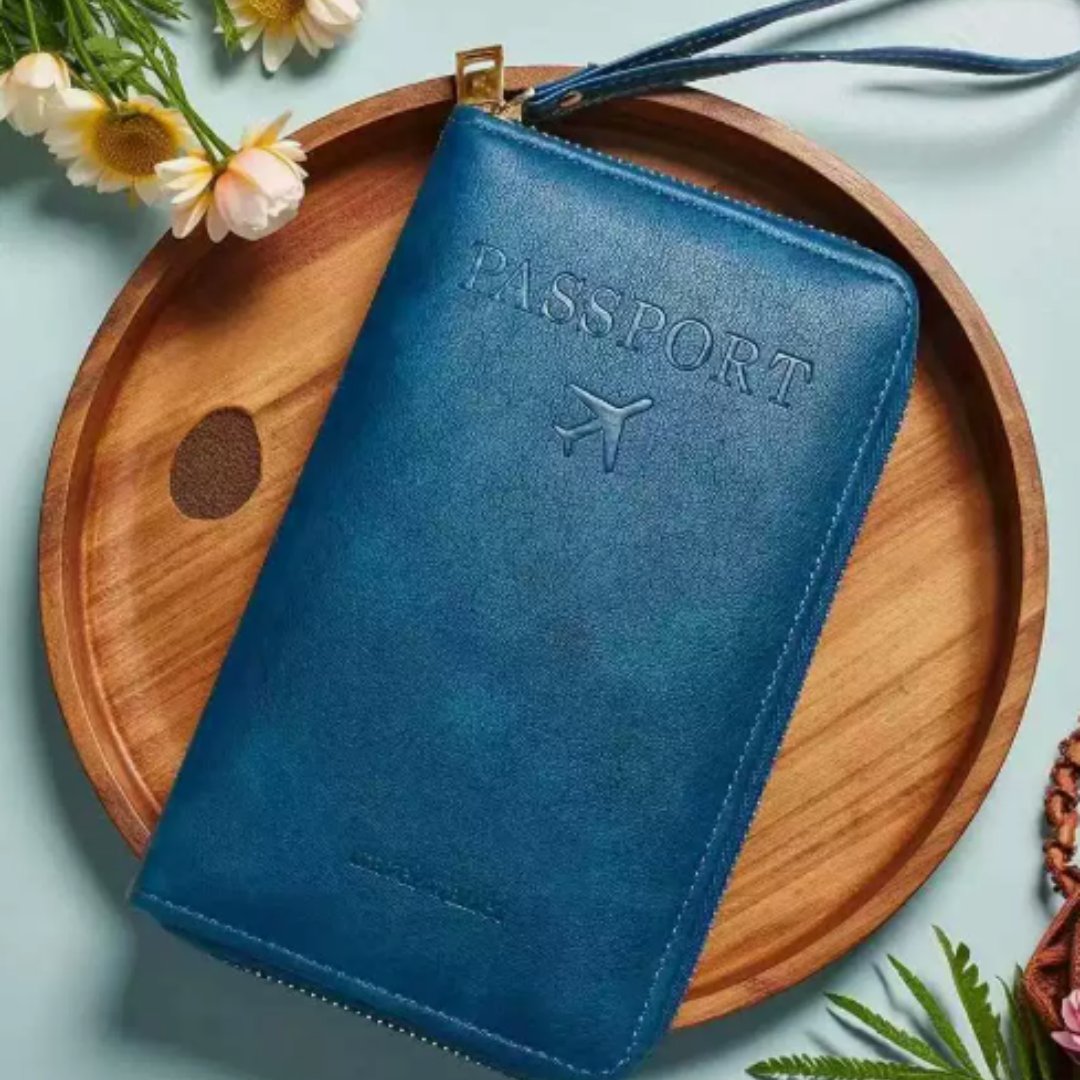 Icone™ TravelWallet 1+1 GRATIS: Alt-i-ett passholder og reiselommebok