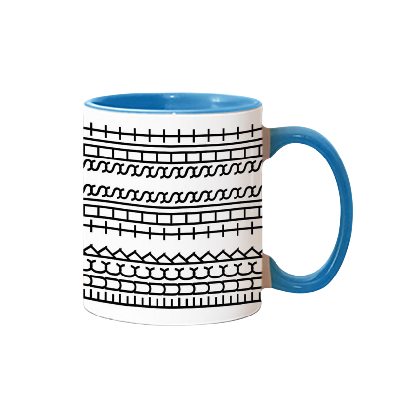 Globetrek° CoffeeMug: Smart Skjult Tekst Keramisk Kaffekrus