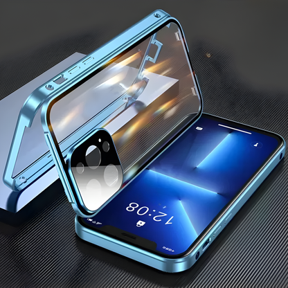 MagneticCase: Fuldt Beskyttende Dobbelt-Sidet Gennemsigtig Magnetisk Etui