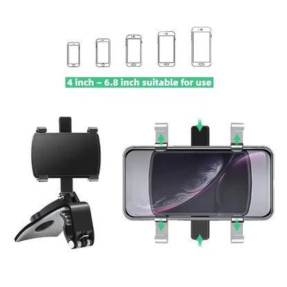 Holder360° PhoneGrip: Roterende telefonstativ med sterkt kompakt grep