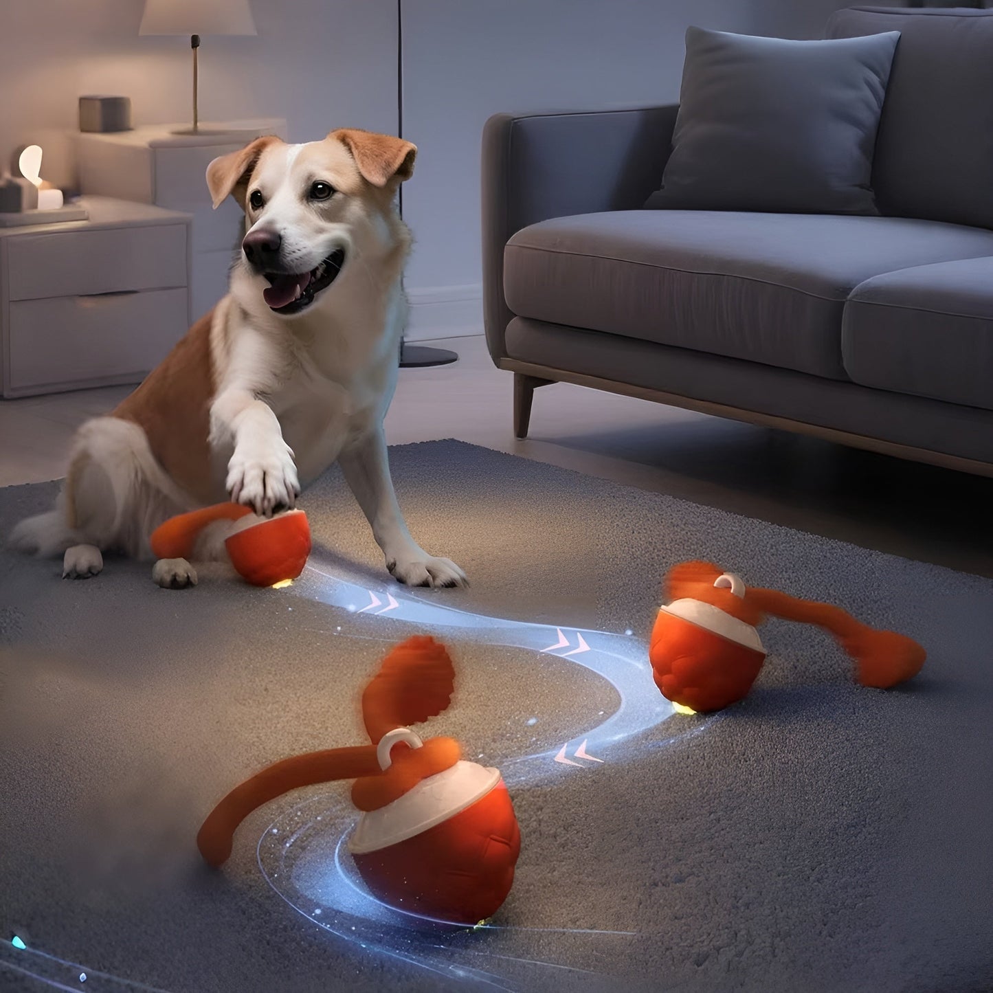 DogFri™ SmartBall: Interaktiv Forhindrings-Undvigelse Genopladelig Trænings Smart Bold