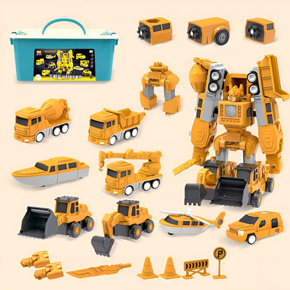 Kletshuts™ RobotBuilder – Magnetisk Transformerende Robot Bygger Og Kreativt Lærings Sæt