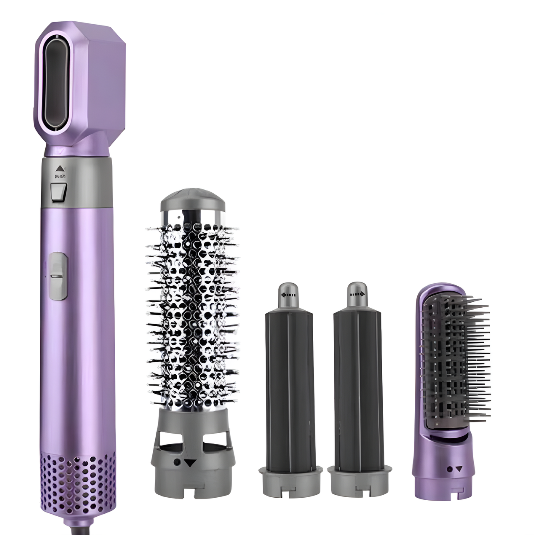 Rose® HairStyler - 5 i 1 Profesjonelt Hårstyling-Børstesett