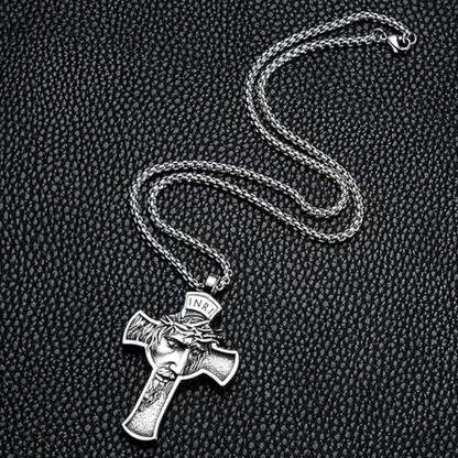 Jewelance™ CrossNecklace: INRI Kristent Kors Halskjede
