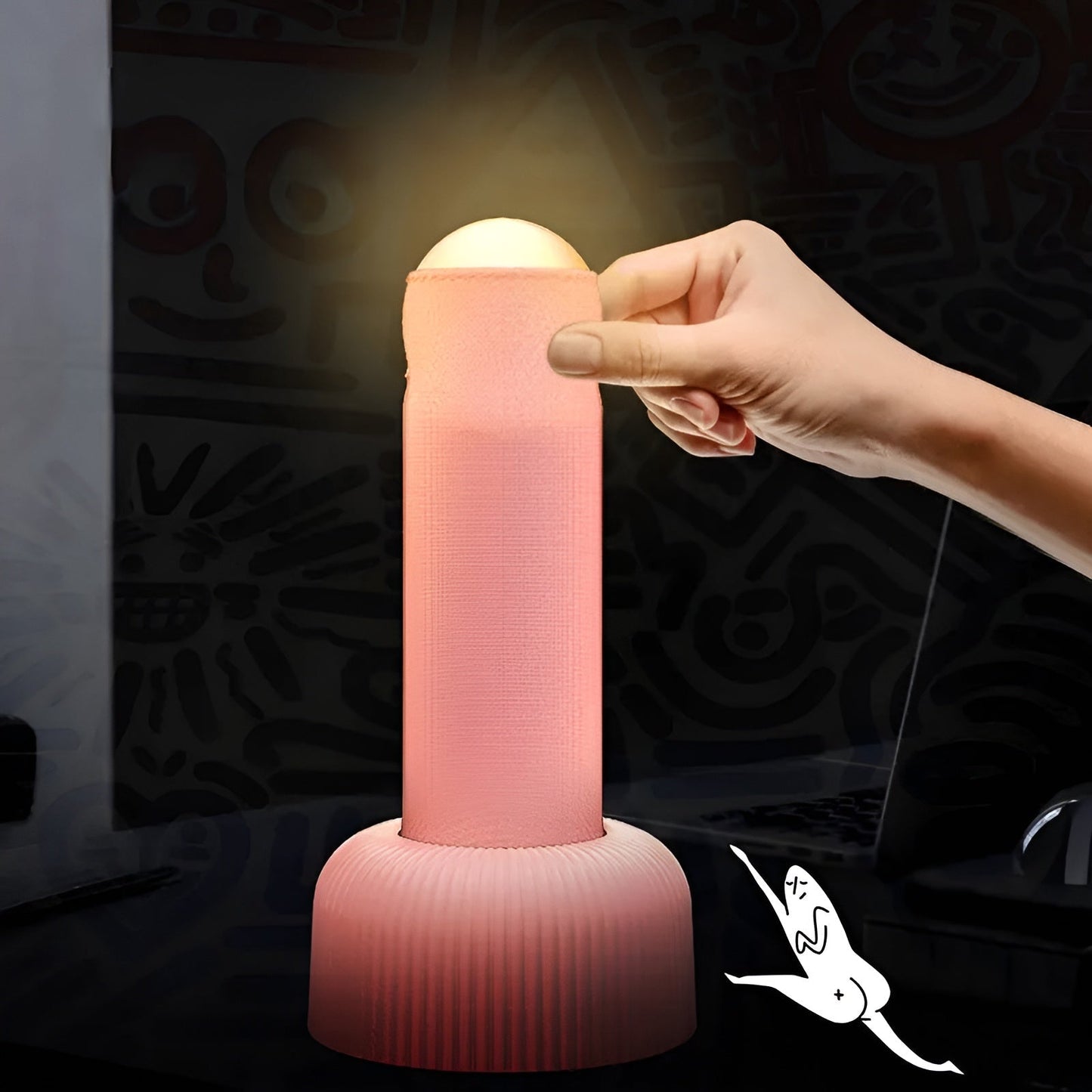Ledsen™ CozyLight: Moderne Minimalistisk LED Hyggeligt Lys Skrivebords Lampe