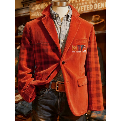 Icone™ VintageJacket: Stilfull Herre Casual Klassisk Vintage Jakke