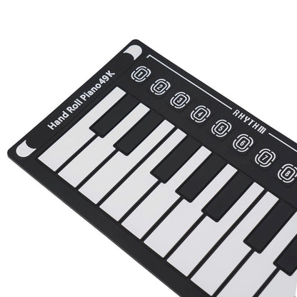 Kletshuts™ PortablePiano: Letvægts Musik Rul-Op Bærbar Klavertastatur
