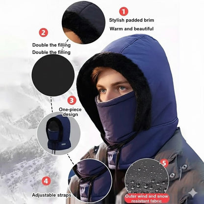 Icone™ WinterCover 1+1 GRATIS: Justerbar Varm Vindtett Vinter Ansiktsdekke Lue