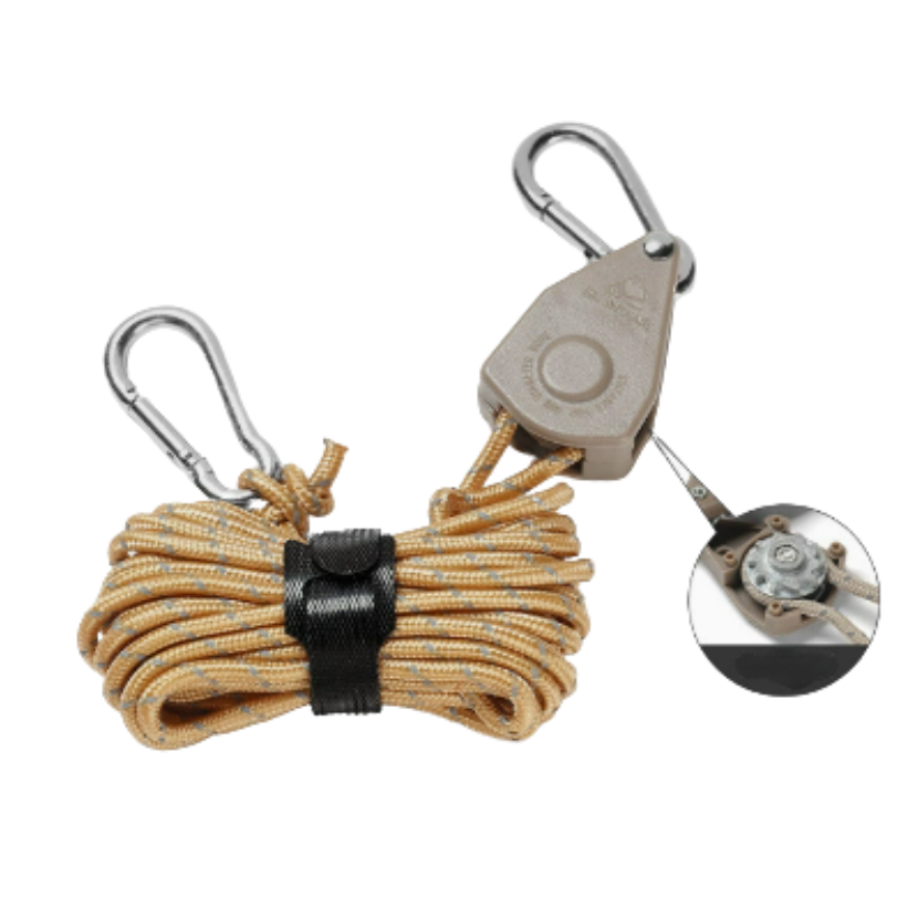 CampingRope - Justerbar Trinsehytte Campingtau