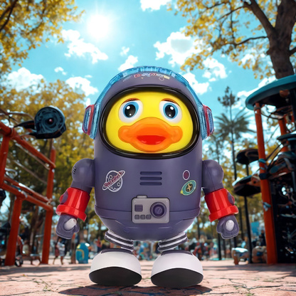 Kletshuts™ DancingDuck – Interaktiv Musikalsk Rom Dansende And Astronautleketøy