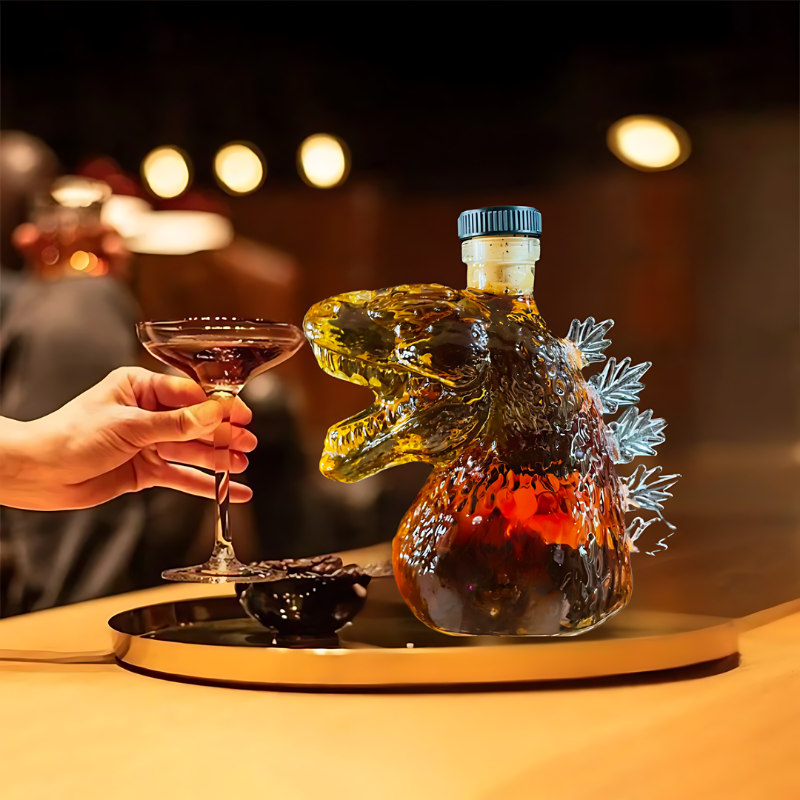 Globetrek° AnimalBottle: Dyreformet Glass Drikkeflaske