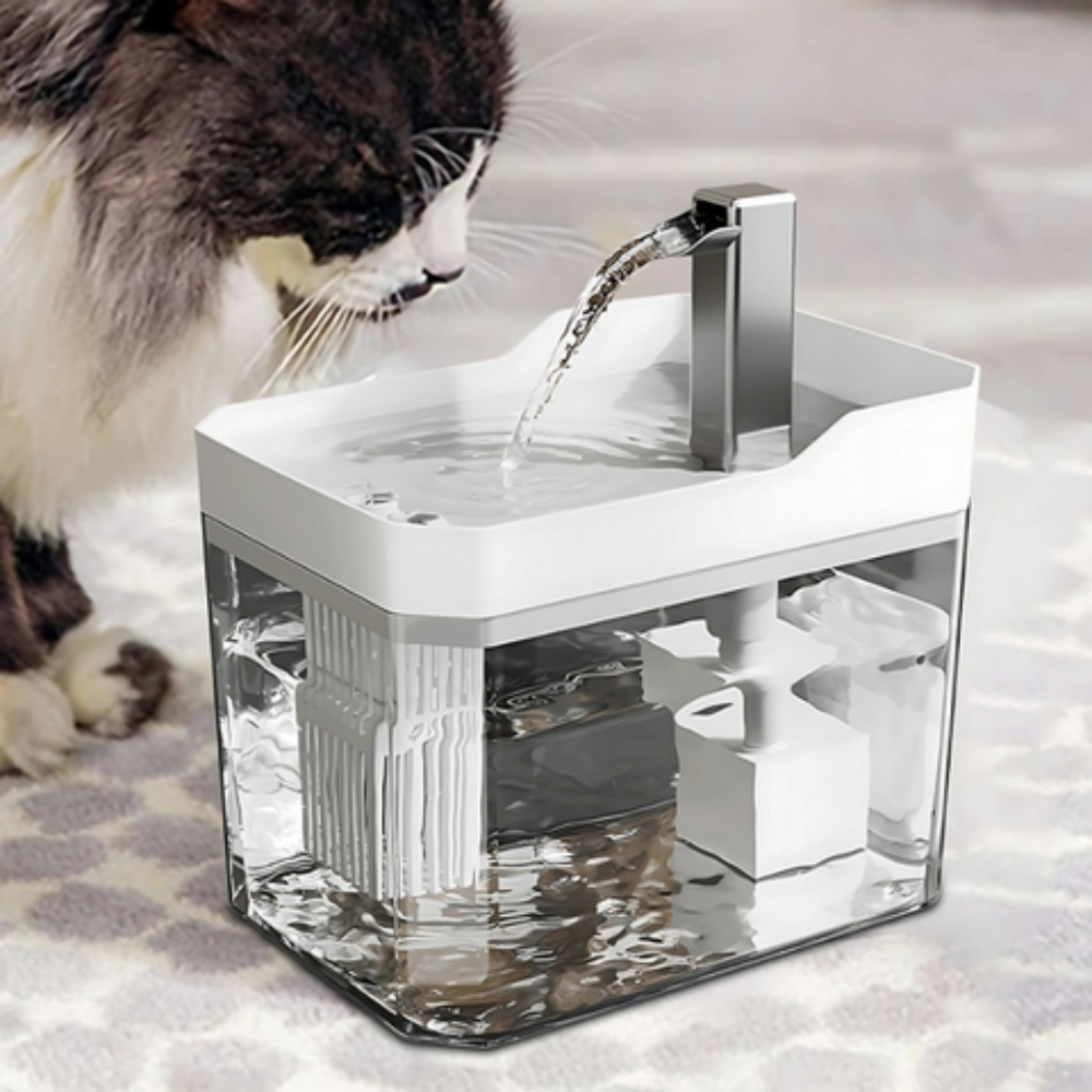 Catfri® WaterFountain: Smart Automatisk Kjæledyr Vannfontene