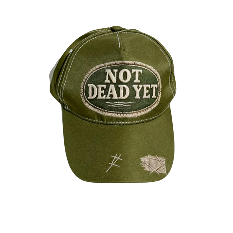 Icone™ BaseballCap: Ikke Død Endnu Citat Baseball Vintage Kasket