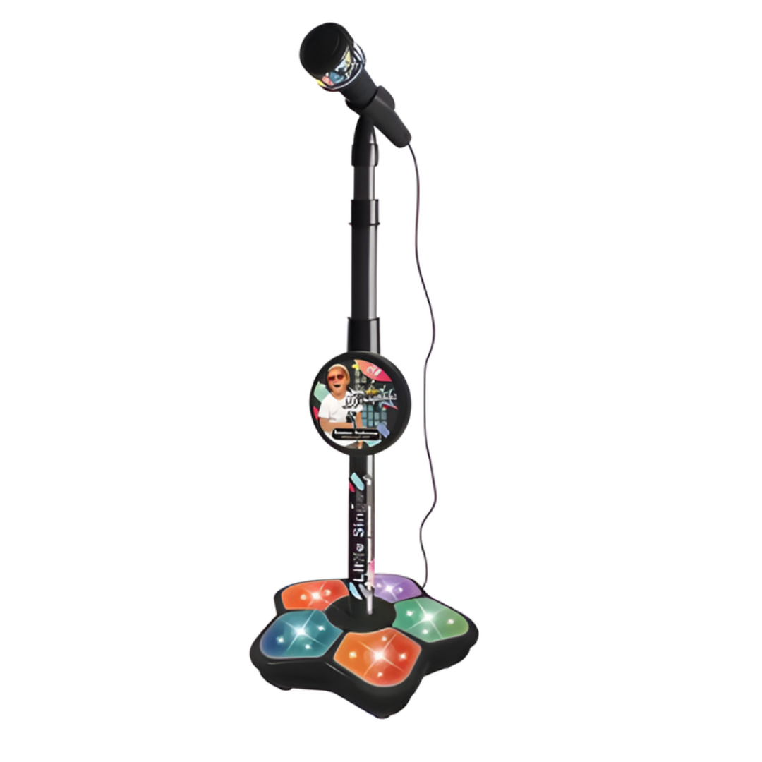 Kletshuts™ MicrophoneStand - Interaktivt Musikk Karaoke Mikrofonstativ For Barn