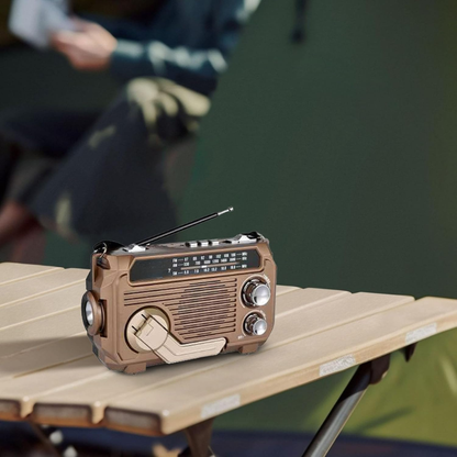 SolarRadio™ - Multifunktionel Bærbar Alt-I-En Nødfunktion Solcelle Radio