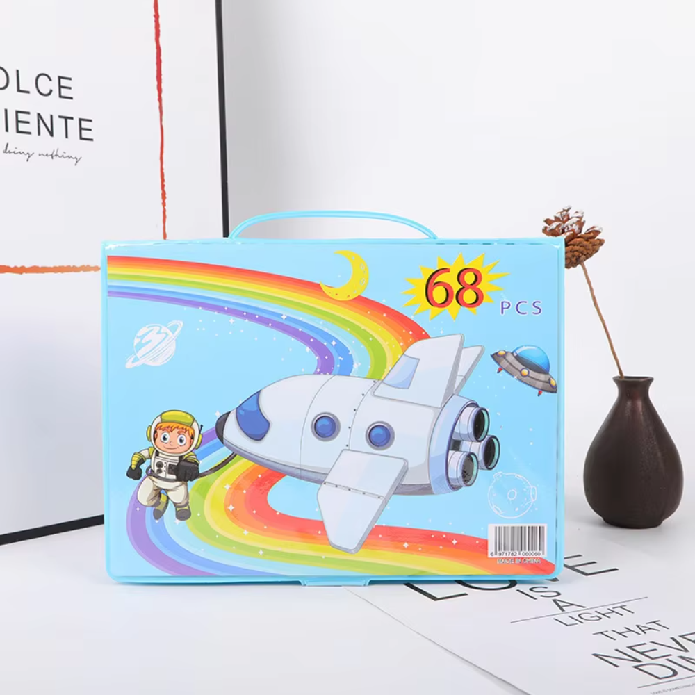 Kletshuts™ ColoringSet: Fantastisk Bærbart Fargeleggingssett for Barn