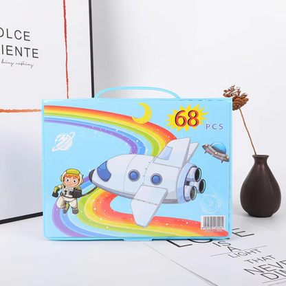 Kletshuts™ ColoringSet: Fantastisk Bærbart Fargeleggingssett for Barn