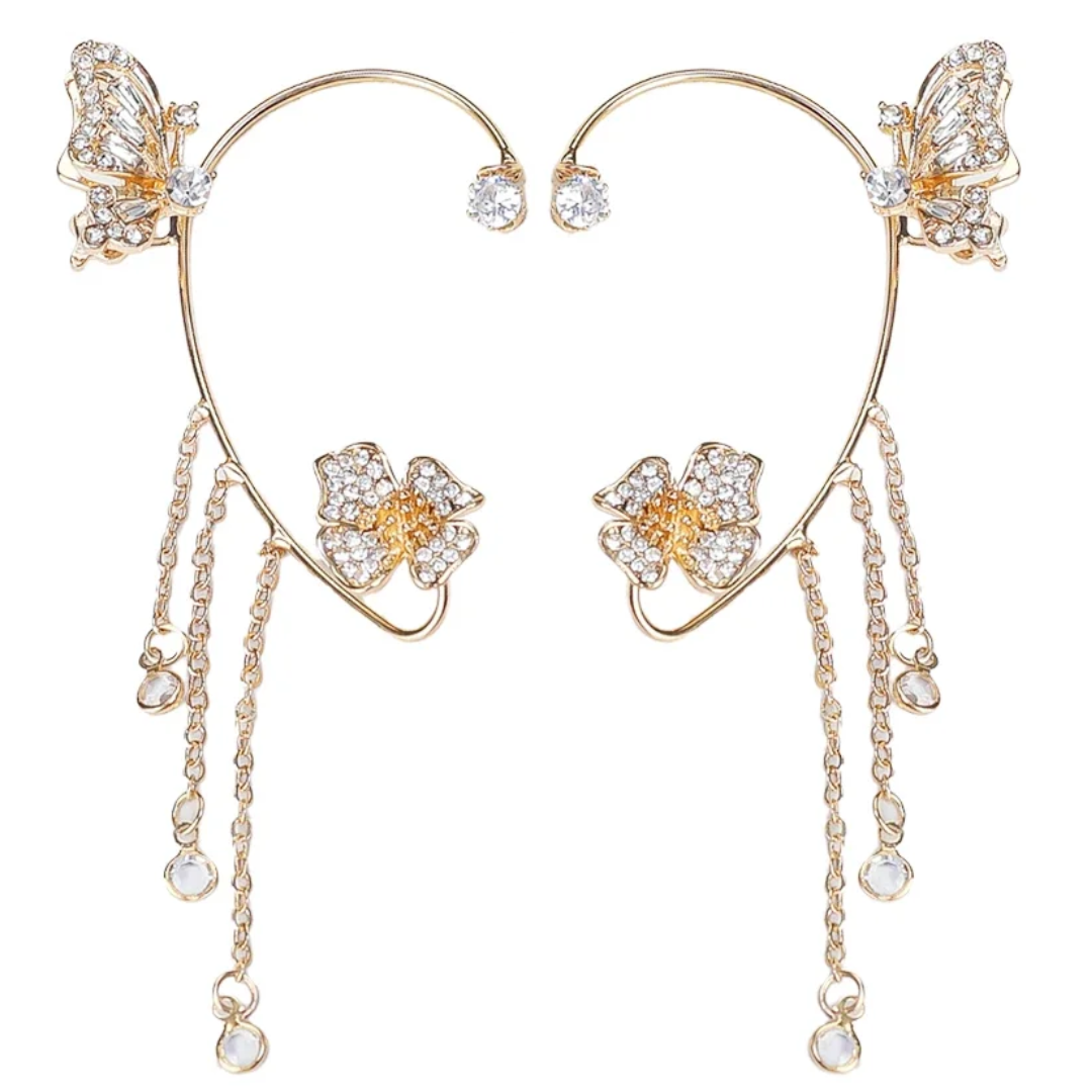 Jewelance™ EarCuffs 1+1 GRATIS: Luksus Mote Sommerfugl Zircon Dusk Øre Mansjetter
