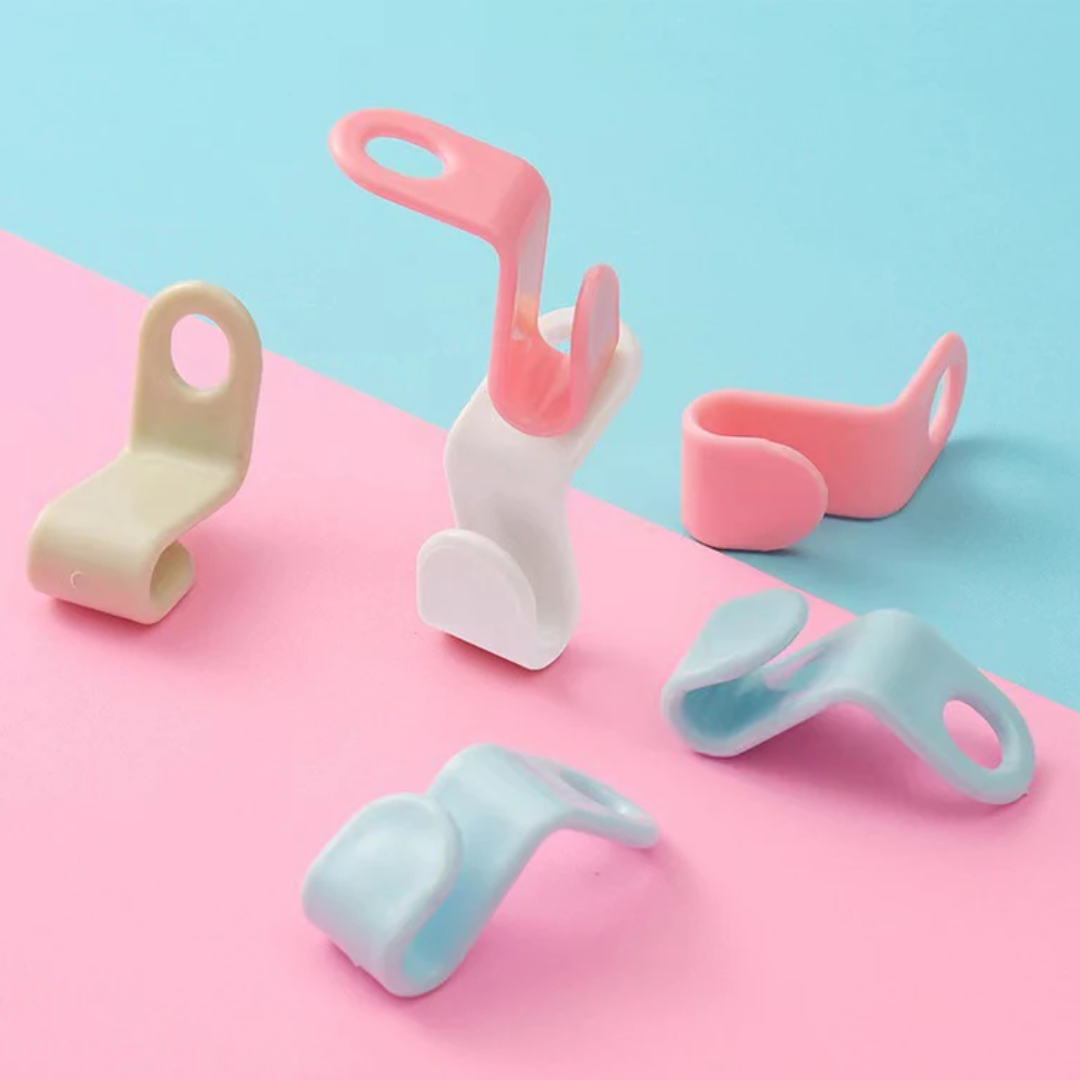 GlideHold® ClosetHooks: Plassbesparende Kaskade Skapskroker og Kleshengerforlenger