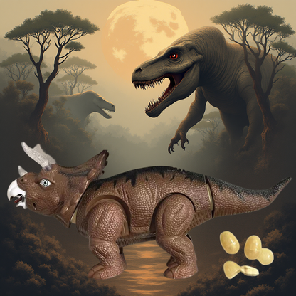 Kletshuts™ DinoMagic – Interaktiv Eggleggende Dino Magic Med Lys Og Lyder