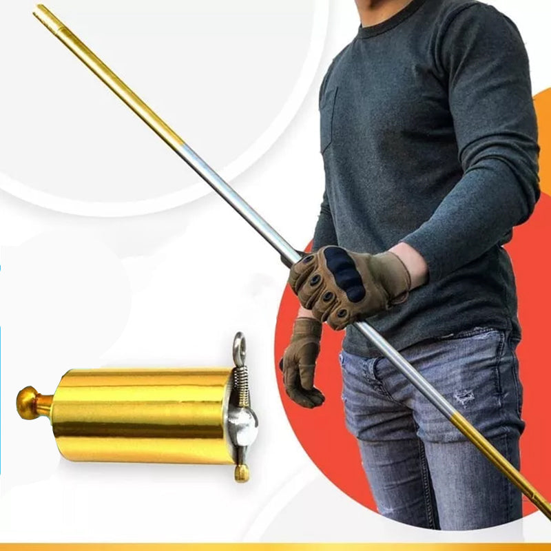 DefenseStick - Uttrekkbar Teleskopisk Metall Forsvarsstang