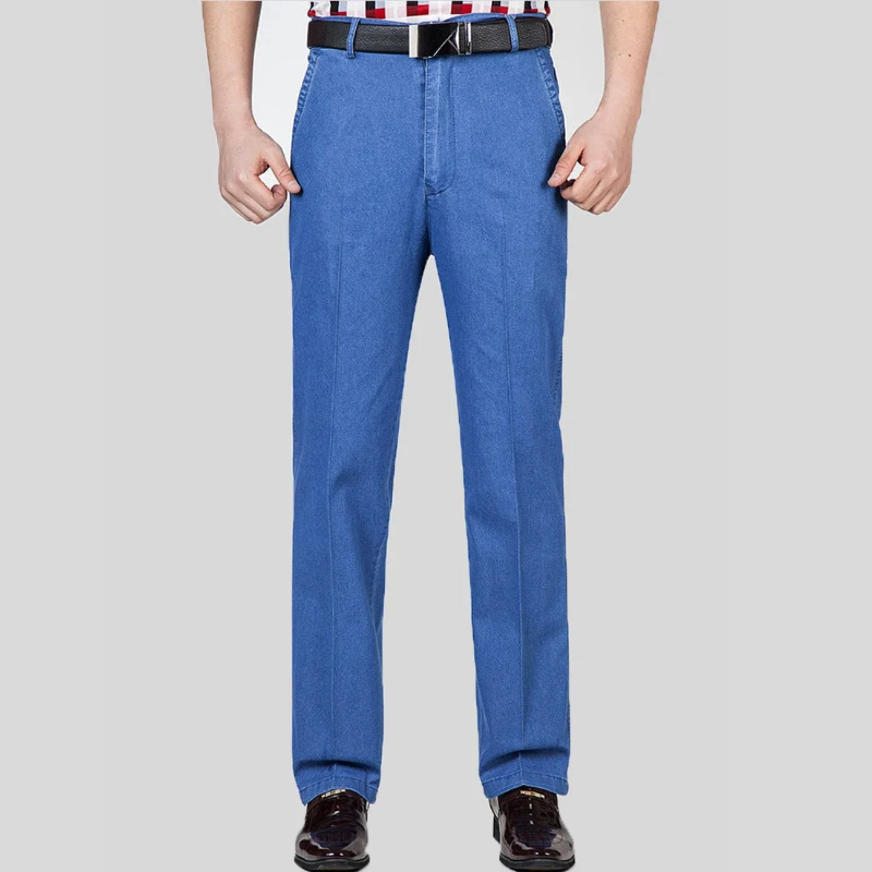 Icone™ RetroJeans: Høywaistede Tilfeldige Retro Jeans for Menn