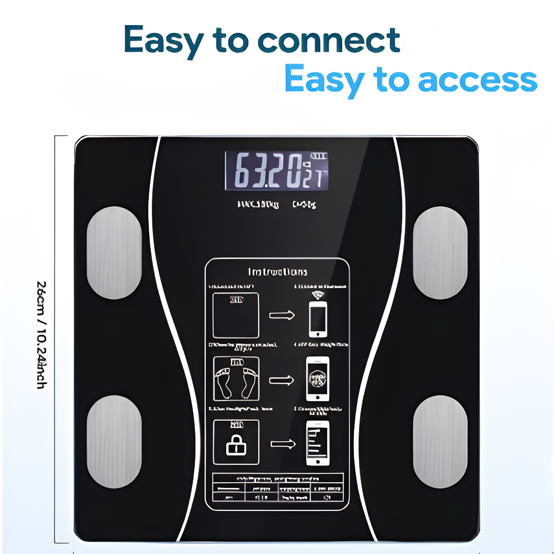 DigitalScale: Højpræcisions Smart Kropsvægt Monitor Digital Vægt