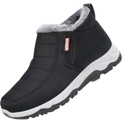 Happy™ WinterBoots: Menn og Kvinner Lett å Smette På Fleeceforede Vinterstøvler