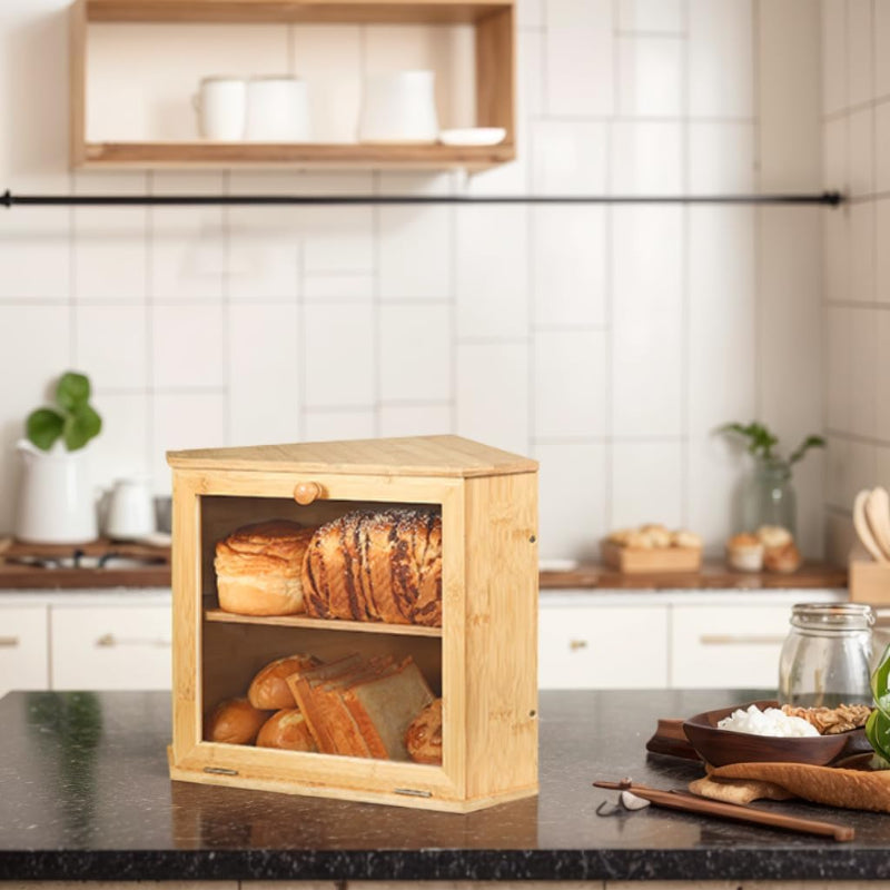 UltiFurni® CornerCabinet: Pladsbesparende Smart Pantry Opbevarings Hjørneskab