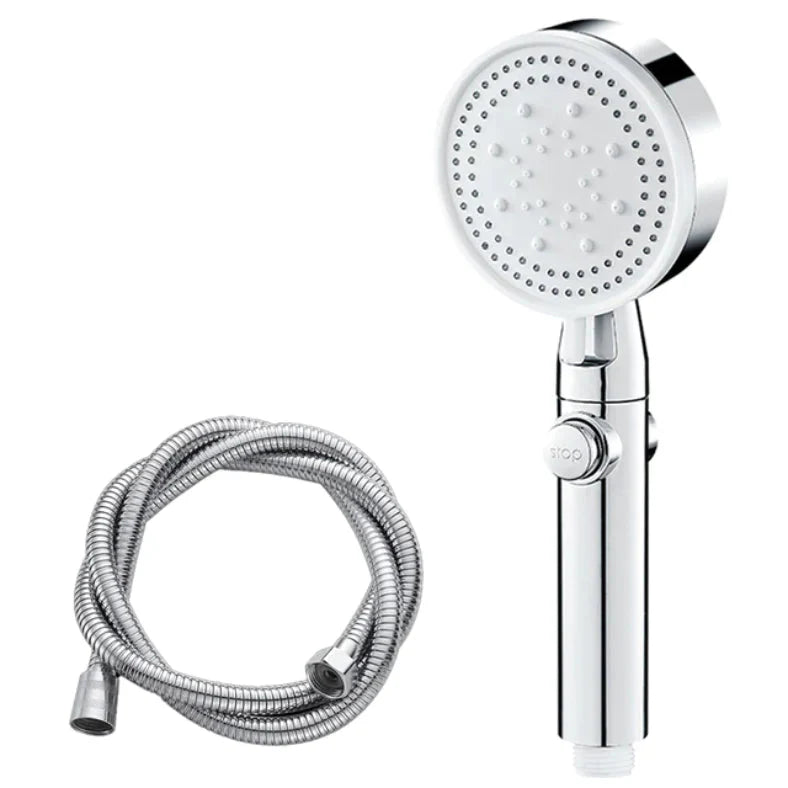 Borhe® PressureShower - 5 i 1 Høyt Trykk Dusjhode