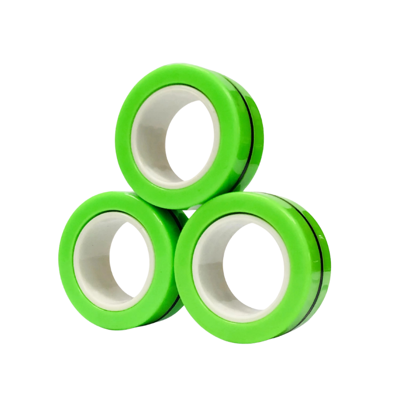 Kletshuts™ FidgetRing 1+1 GRATIS: Stressaflastende Fidget Magnetisk Spinner Ring Leg