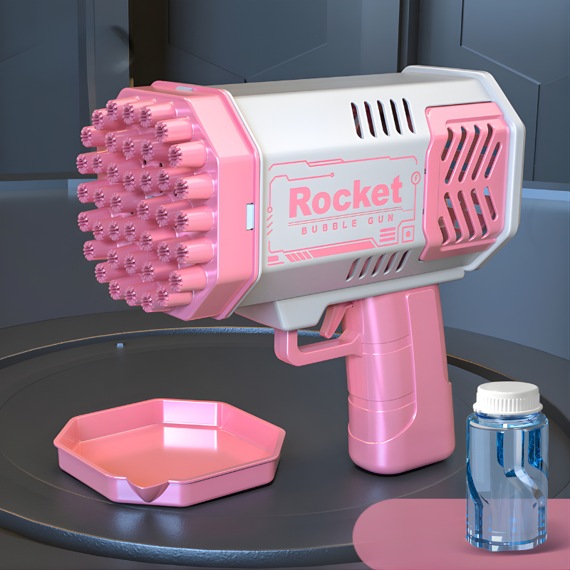 Kletshuts™ BubbleGun – Automatisk Såpe Rakett Boble Pistol Blåser Leketøy