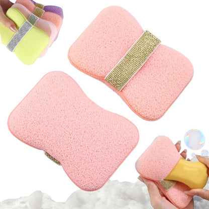 ExfoliatorSponge 1+1 GRATIS: Badesåpebesparer, Eksfolierende Dusjsvamp