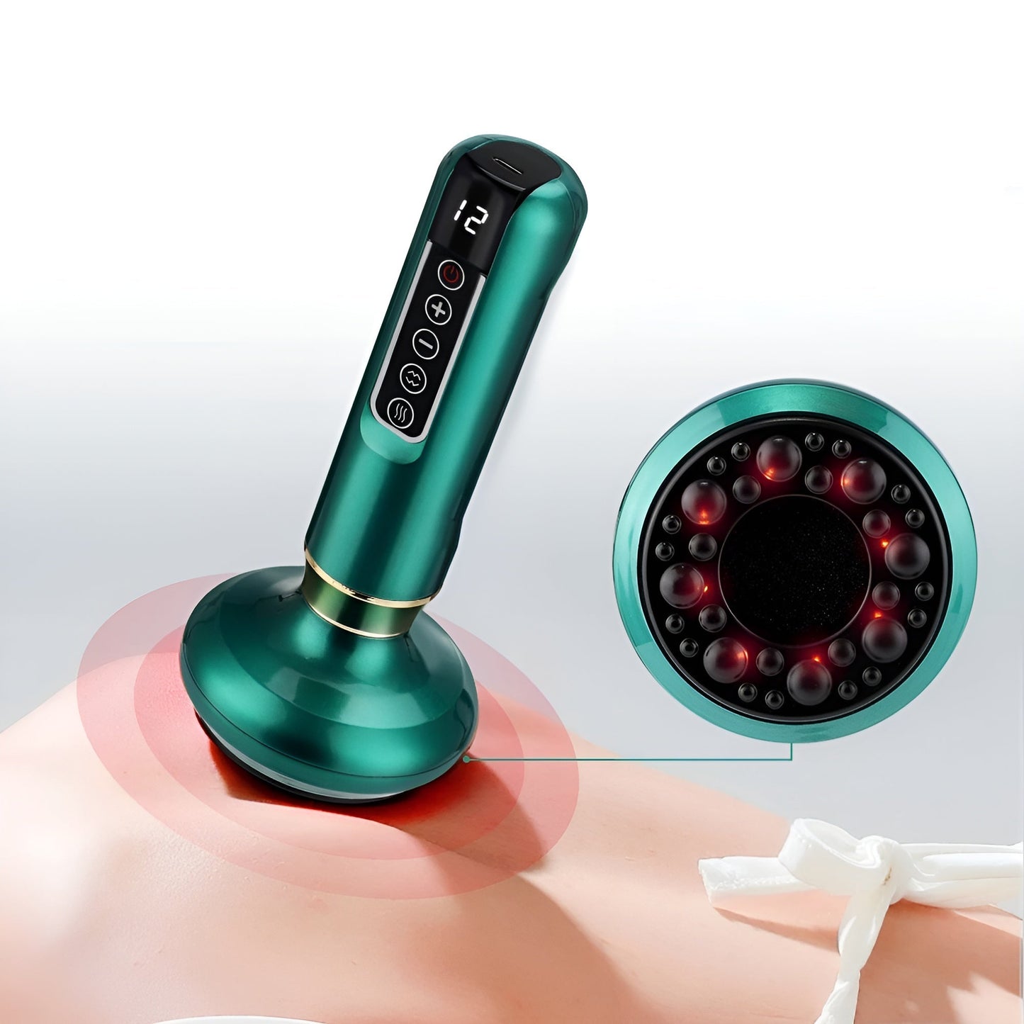 PortableMassager: Professionel Intelligent Krop Konturering Restitution Dyb Lindring Bærbar Massager