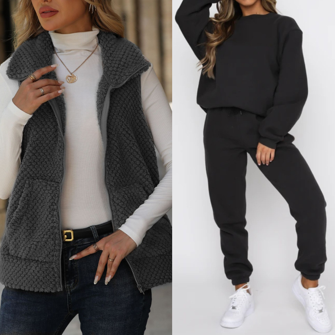 Icone™ ComfyChic: Præmie Comfy Chic Bred-Ben Bukser 3-Stykke Sæt