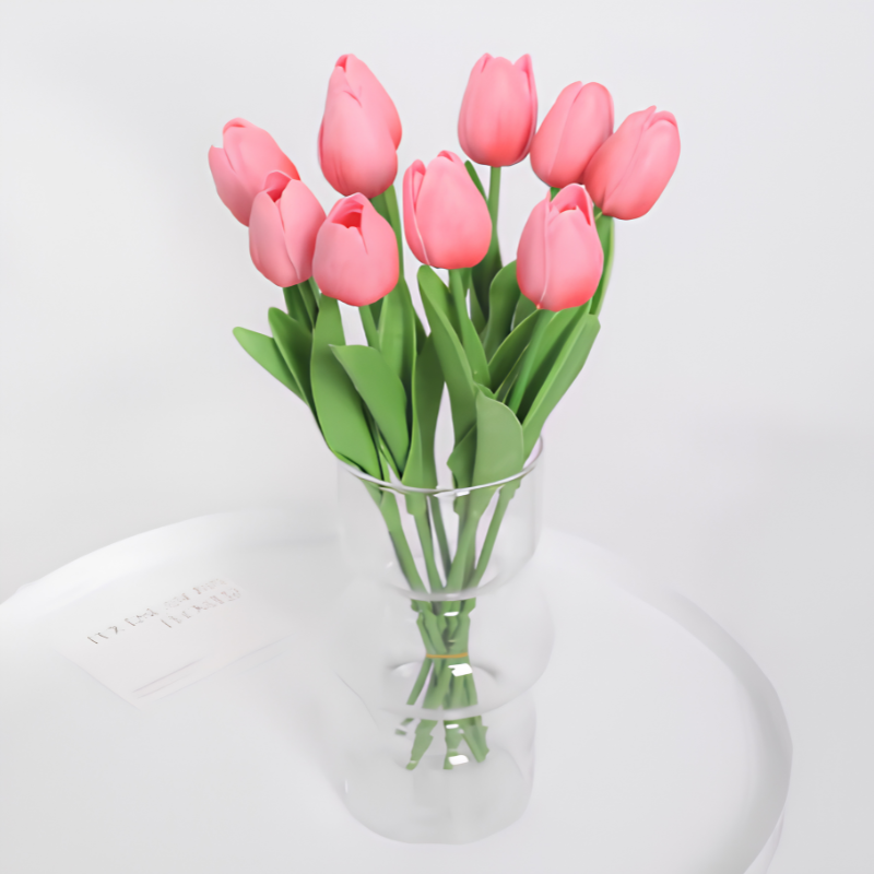 ArtificialTulips: Realistisk Skjønnhet Kunstig Blomsterdekorasjon Tulipansett