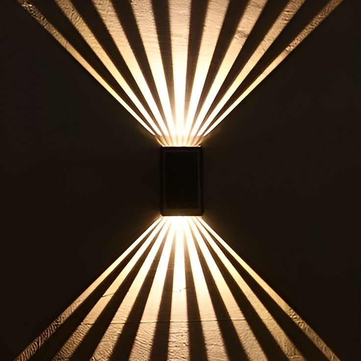 Ledsen™ WallLight: Solar Dobbelt Skygge Vegglys