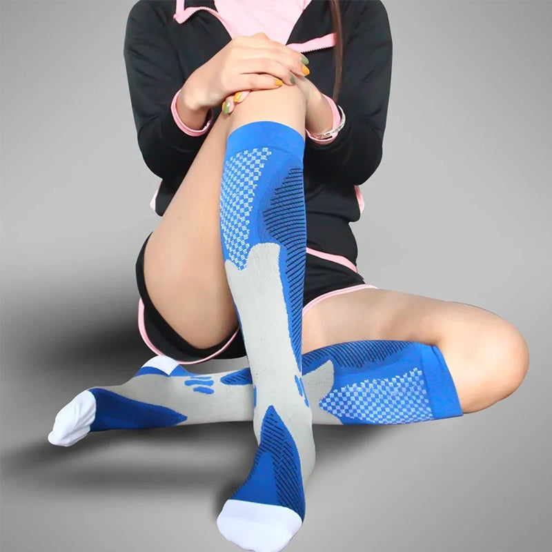Happy™ CompressionSocks: Pustende og komfortable kompresjonsstrømper