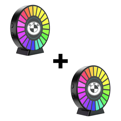 Ledsen™ MusicalDiffuser: Rytme LED Lydaktiveret Bil Lys Musikalsk Diffuser