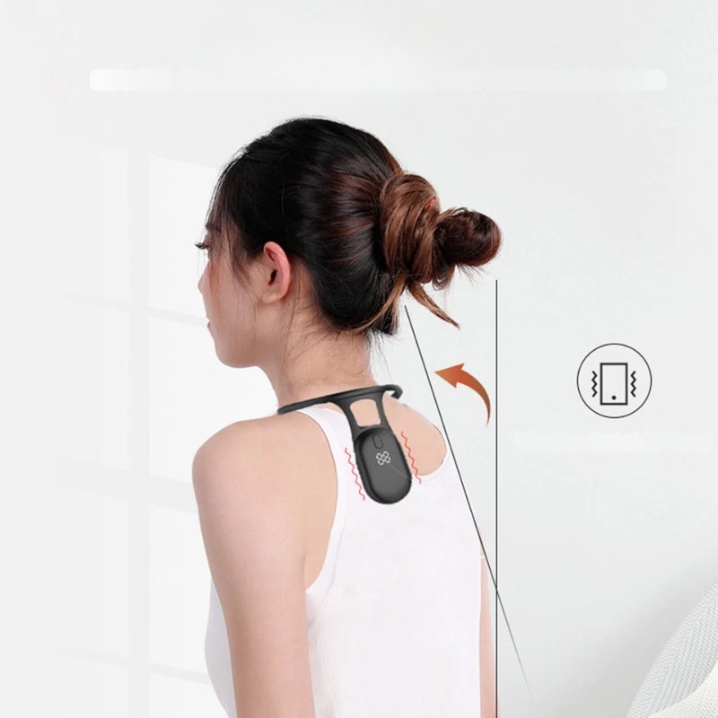 SmartPosture: Mikro-Vibrations Smart Positur Træner Tilbage Og Nakke Korrigerer