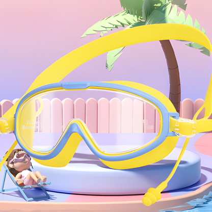 SoftGoggles 1+1 GRATIS: Stort Ramme Vandtæt Anti-Dug Sæt Bløde Goggles