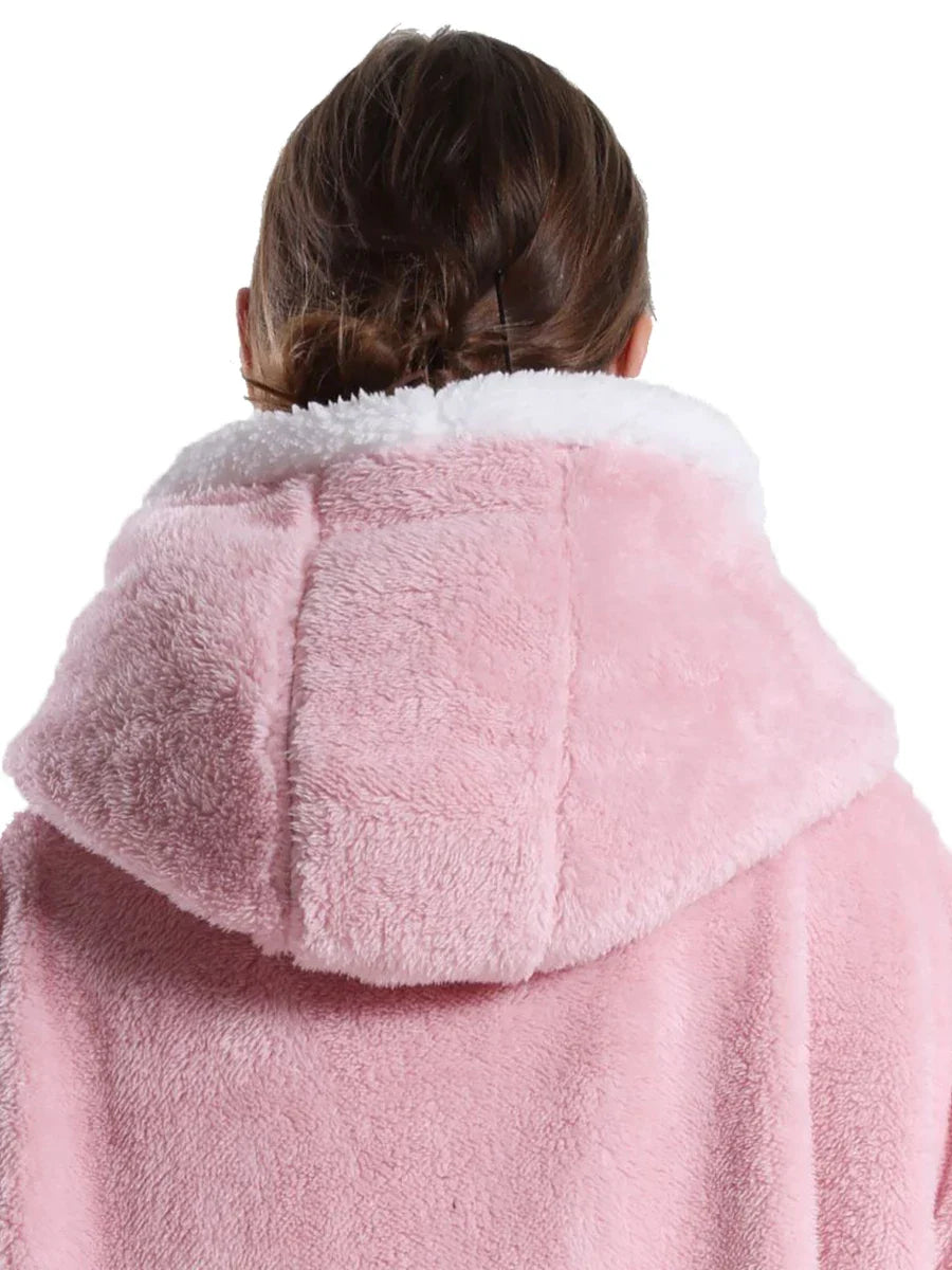 Icone™ BlanketHoodie: Plysj, oversized for heldagsvarme teppehettegenser
