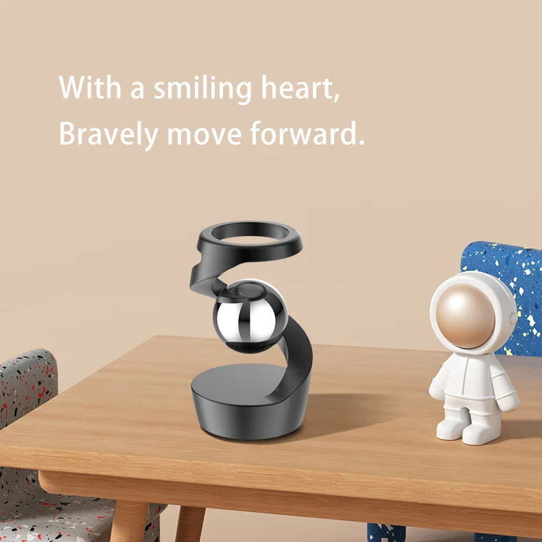 DeskToy: Kinetic Spinning Gyro Gravity-Defying Desk Toy