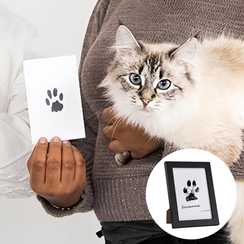 DogCatFri™ PawPrint: Kjæledyr Poteramme Og Avtrykkssett