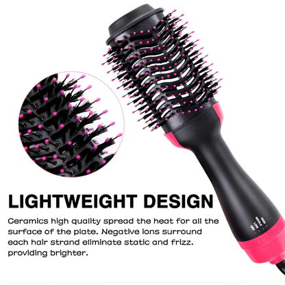 Rose® VolumeBrush: 2-I-1 Føntør-Styling Og Volumenbørste