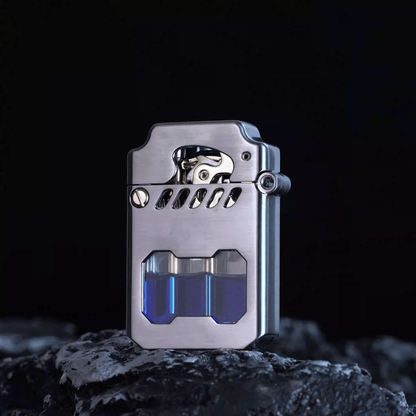 PowerLighter - Kraftig, Moderne Design, Vindtett Metall Lighter