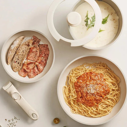 Globetrek° CeramicPans: Avtakbart Non-stick Stekepannesett